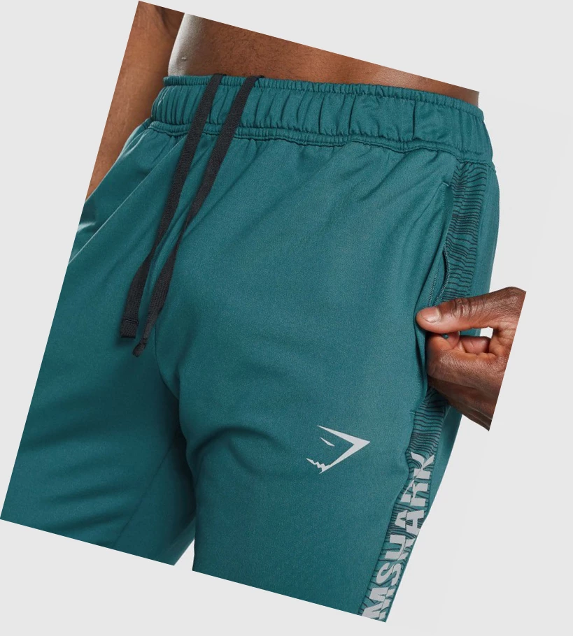 Gymshark Urheilu Miesten Juoksuvaatteet Turkoosi | IKLJNO048