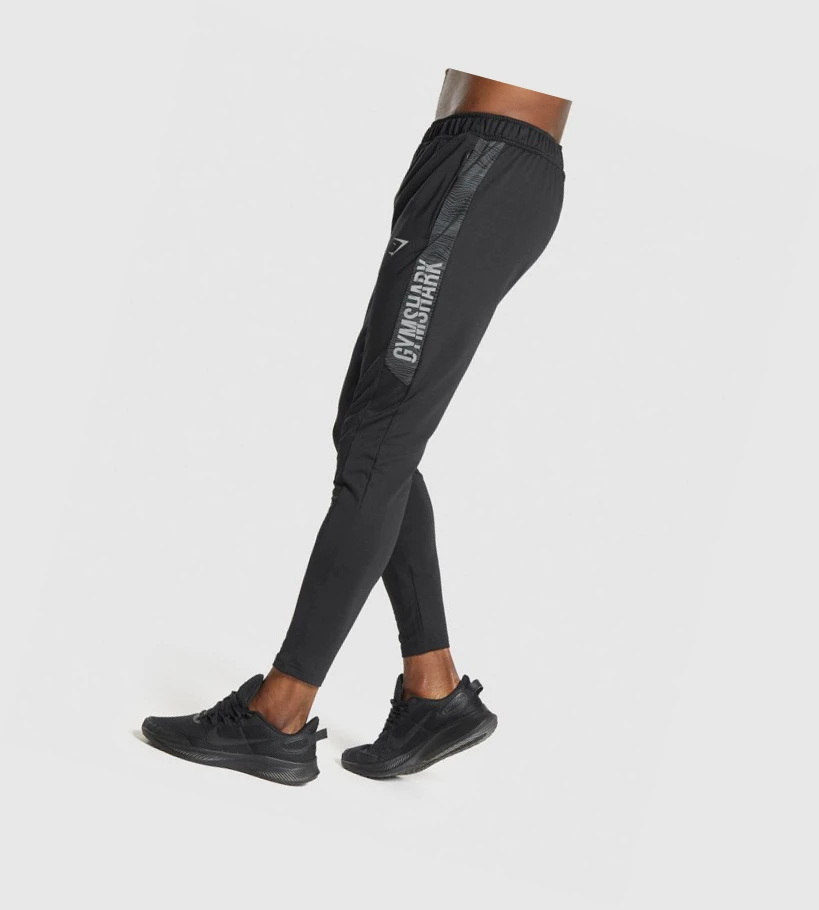 Gymshark Urheilu Miesten Juoksuvaatteet Mustat | WCKAFN843