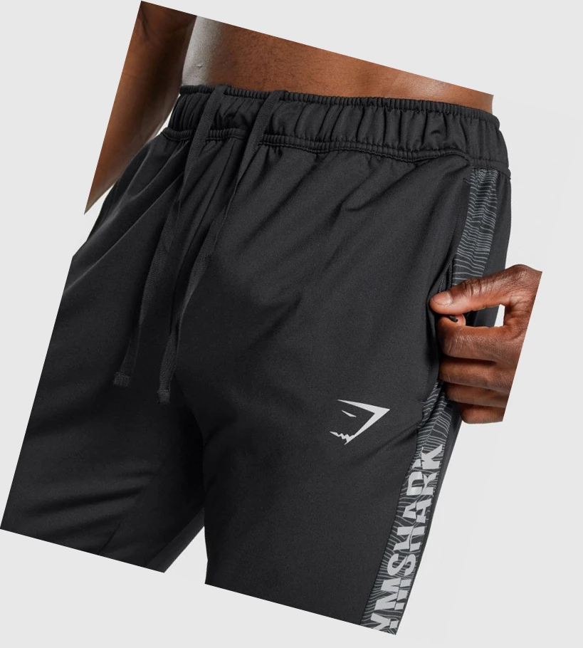 Gymshark Urheilu Miesten Juoksuvaatteet Mustat | WCKAFN843