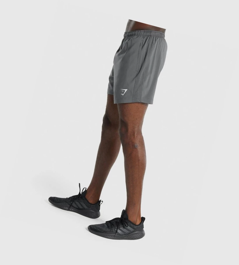 Gymshark Urheilu Miesten Shortsit Harmaat | QMCGAF517