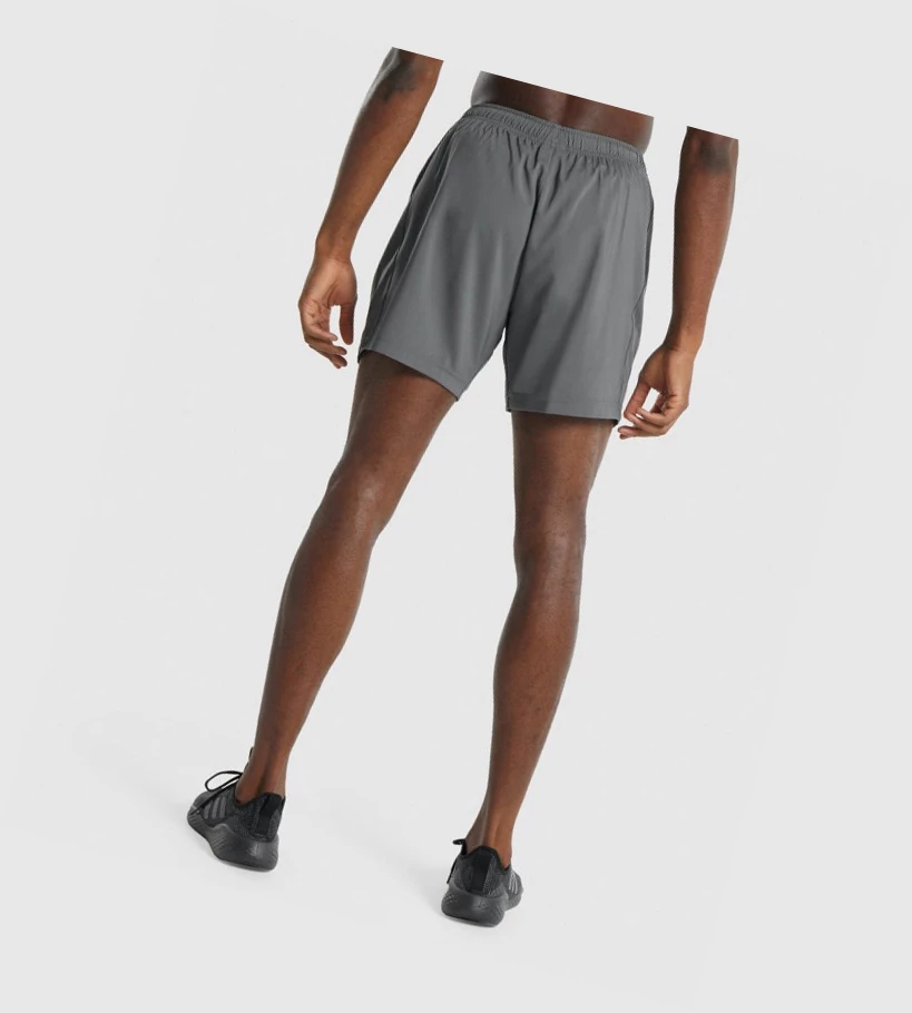 Gymshark Urheilu Miesten Shortsit Harmaat | QMCGAF517