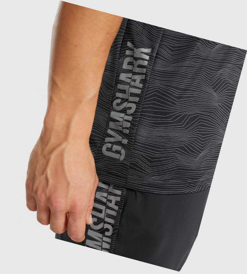 Gymshark Urheilu Miesten T Paidat Mustat | KLJEVW627