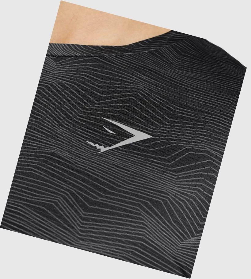 Gymshark Urheilu Miesten T Paidat Mustat | KLJEVW627