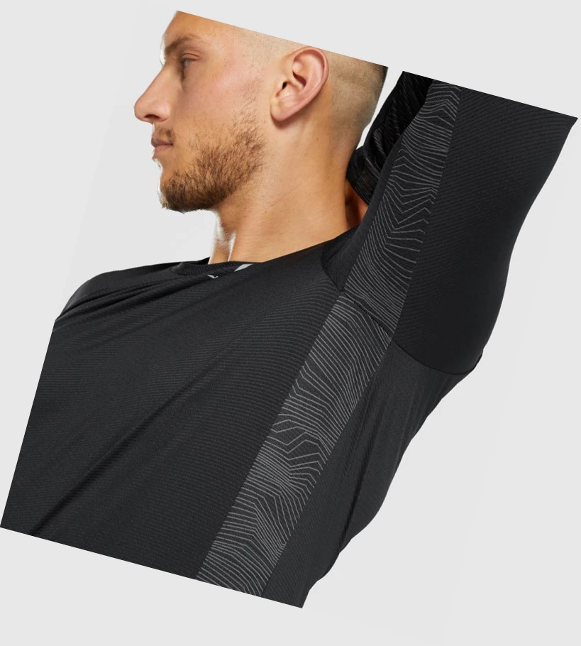 Gymshark Urheilu Miesten T Paidat Mustat | XMAVPS493