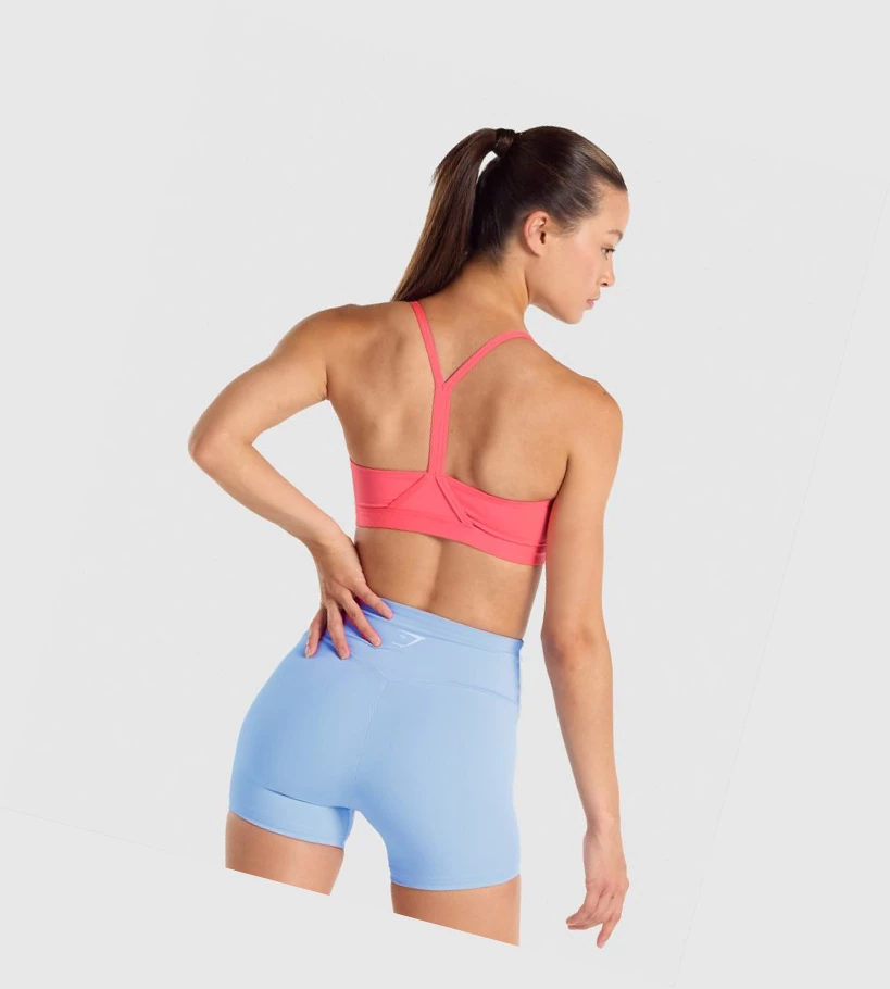 Gymshark V Neck Koulutus Naisten Urheiluliivit Pinkki | LMDAJQ689