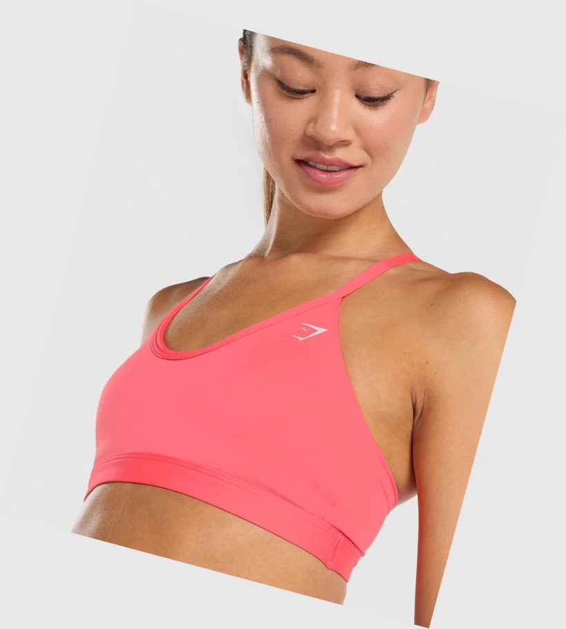 Gymshark V Neck Koulutus Naisten Urheiluliivit Pinkki | LMDAJQ689