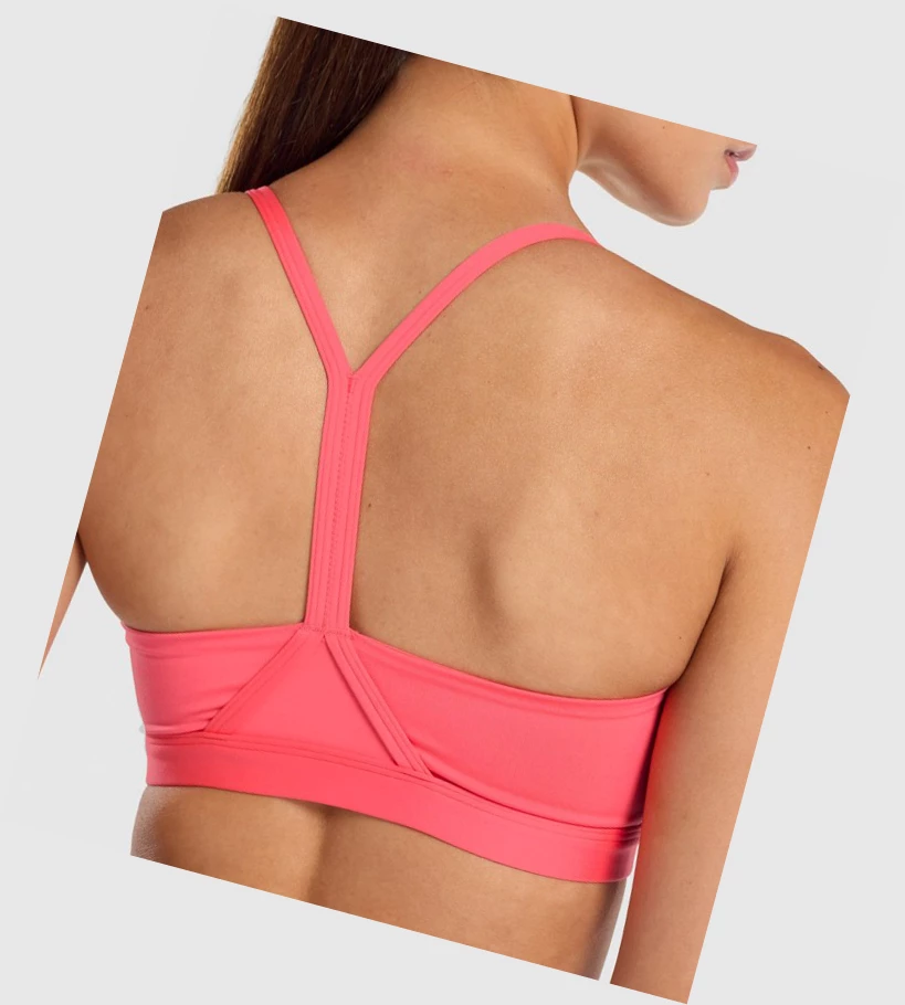 Gymshark V Neck Koulutus Naisten Urheiluliivit Pinkki | LMDAJQ689