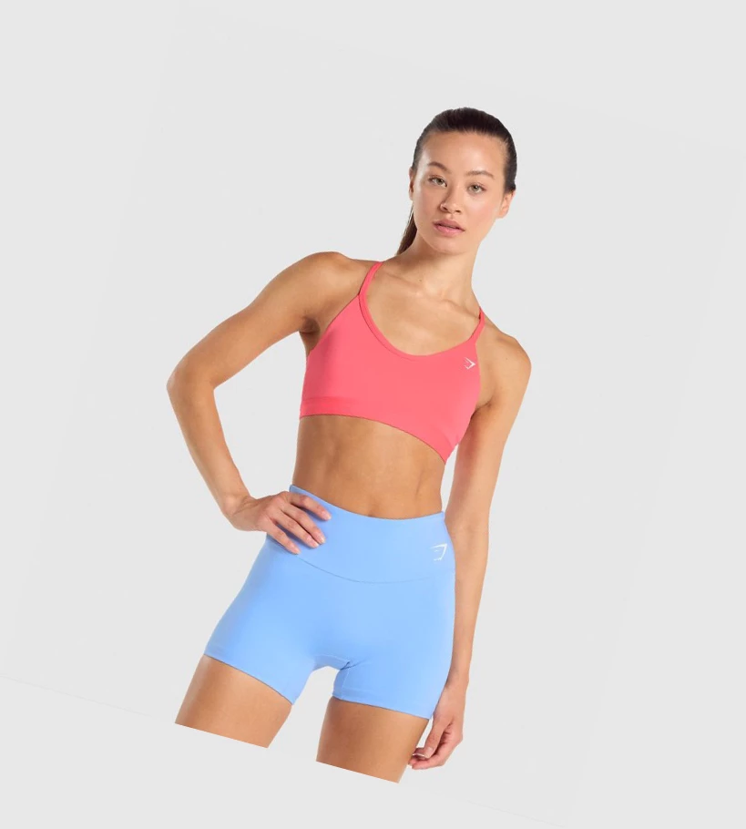 Gymshark V Neck Koulutus Naisten Urheiluliivit Pinkki | LMDAJQ689
