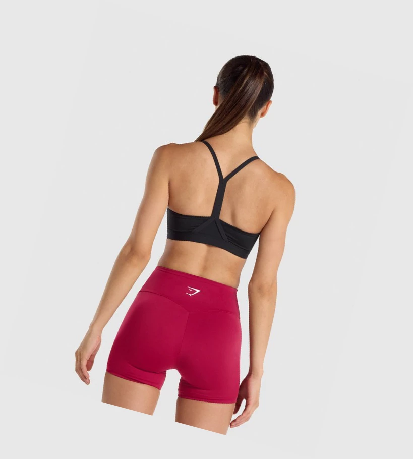 Gymshark V Neck Koulutus Naisten Urheiluliivit Mustat | MASCLR502