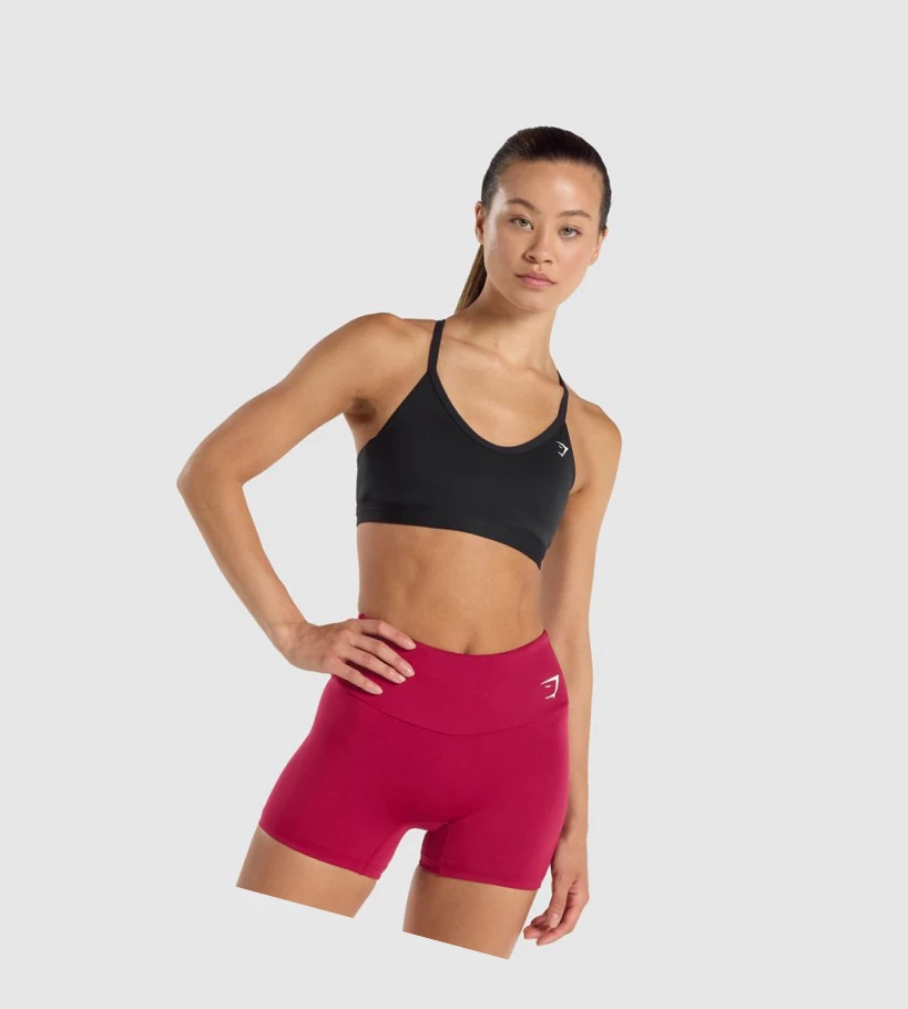 Gymshark V Neck Koulutus Naisten Urheiluliivit Mustat | MASCLR502