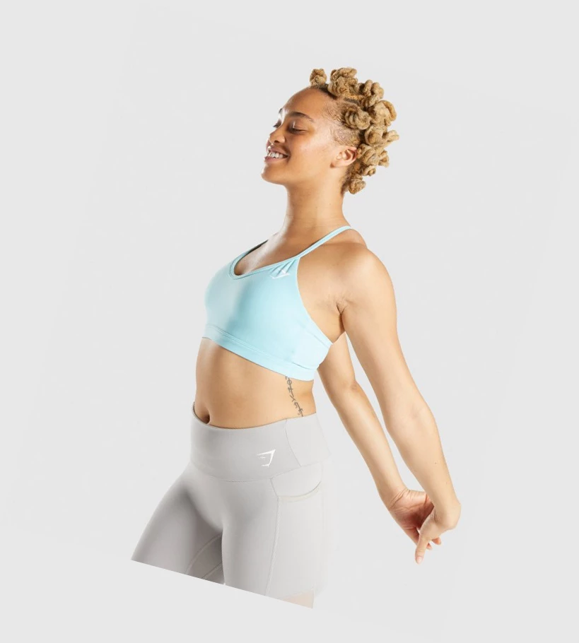 Gymshark V Neck Koulutus Naisten Urheiluliivit Turkoosi | MGDQEI312