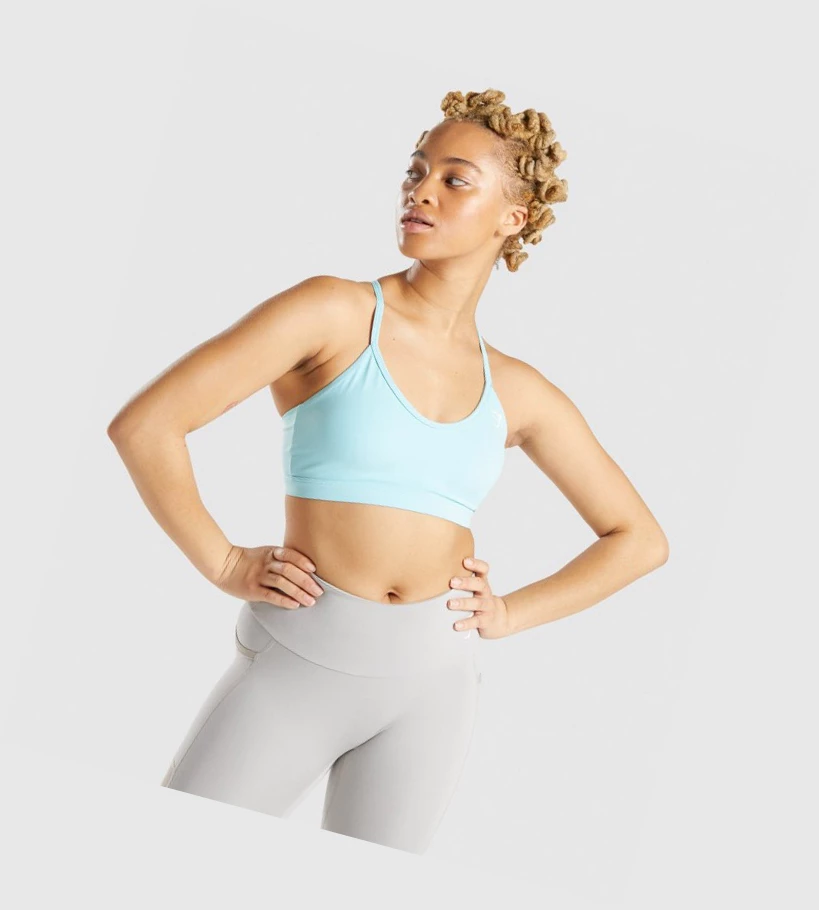 Gymshark V Neck Koulutus Naisten Urheiluliivit Turkoosi | MGDQEI312