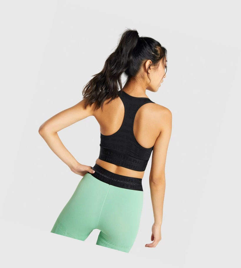 Gymshark Vision Naisten Urheiluliivit Mustat | CZKYIN172