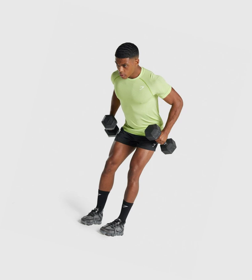 Gymshark Vital Light Seamless Miesten T Paidat Keltainen | PBAQXD178
