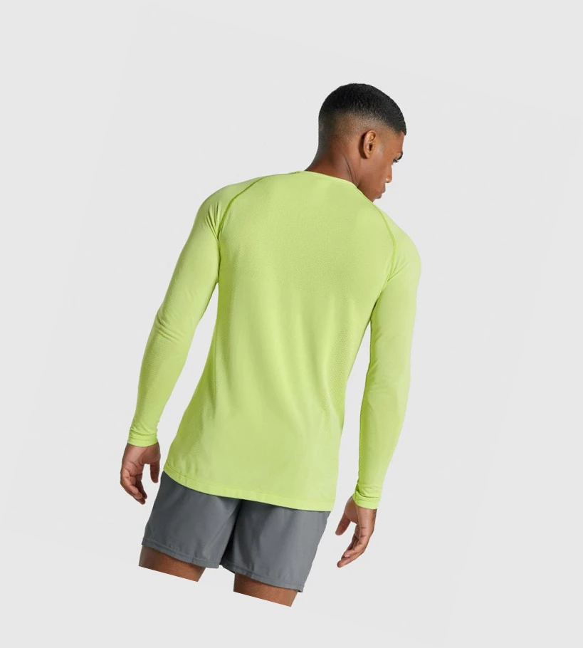 Gymshark Vital Light Seamless Miesten T Paidat Keltainen | RIQOFH025