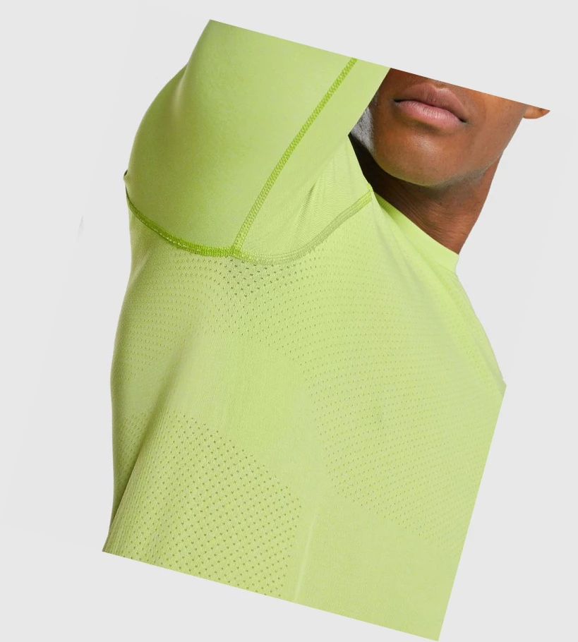 Gymshark Vital Light Seamless Miesten T Paidat Keltainen | RIQOFH025