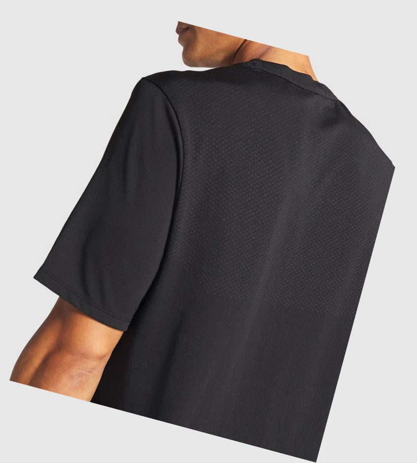 Gymshark Vital Miesten T Paidat Mustat | SHWDJL941