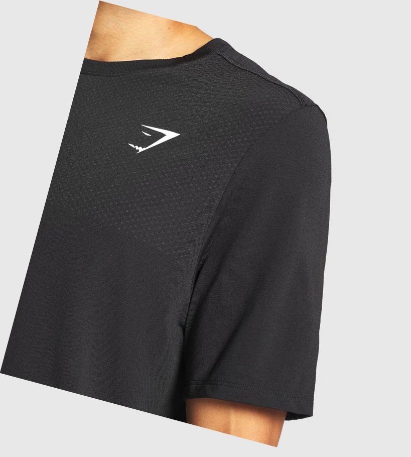 Gymshark Vital Miesten T Paidat Mustat | SHWDJL941