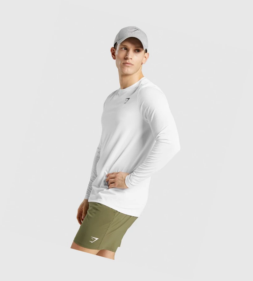 Gymshark Vital Miesten T Paidat Valkoinen | OTXKJD017