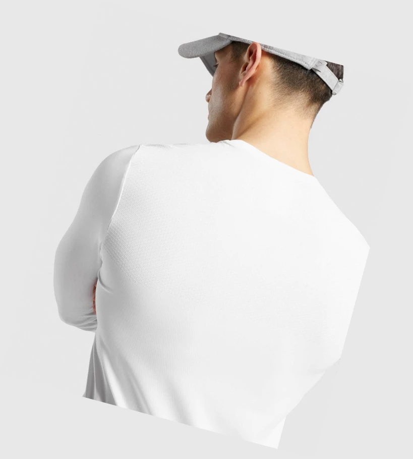 Gymshark Vital Miesten T Paidat Valkoinen | OTXKJD017