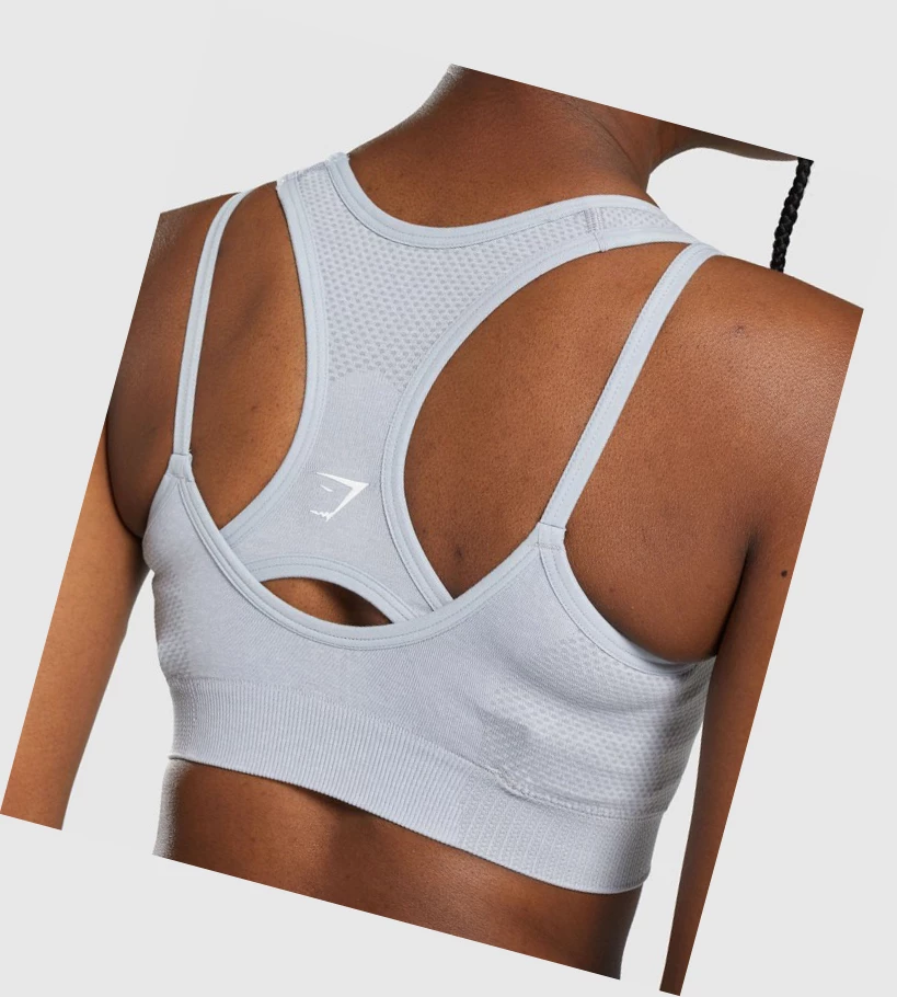 Gymshark Vital Rise Seamless Naisten Urheiluliivit Vaaleanharmaat | YZBAUW789