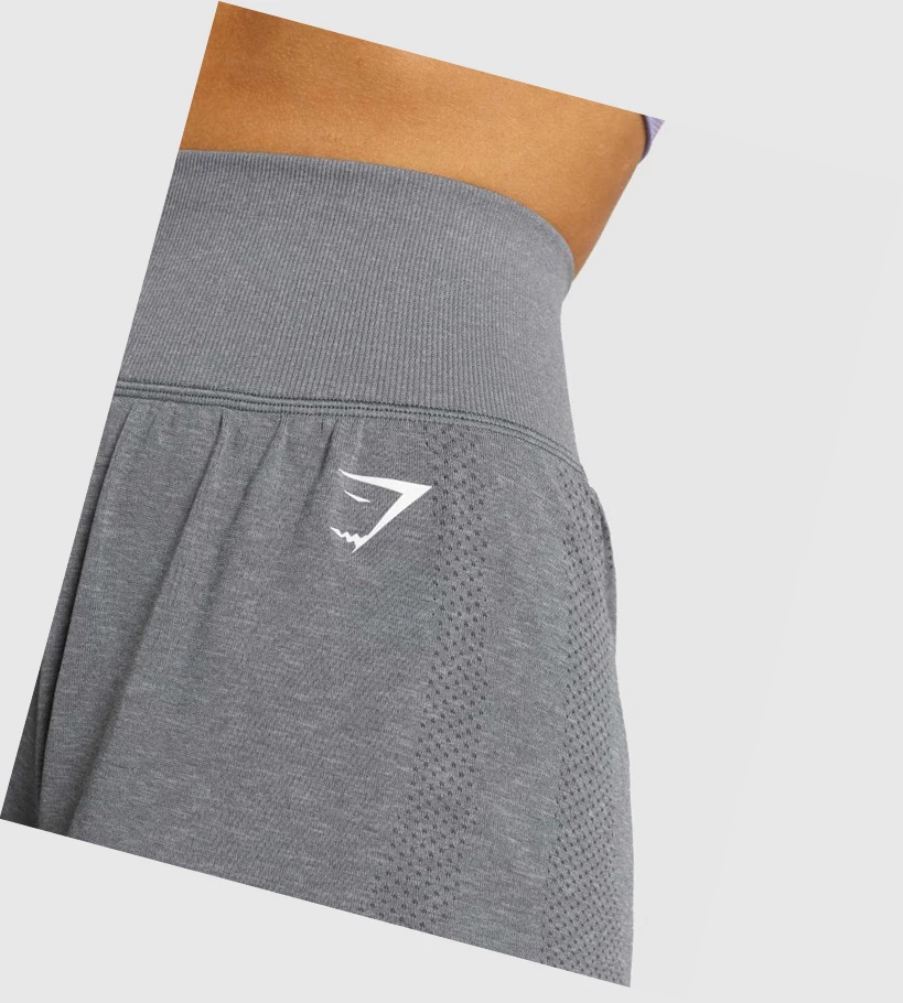Gymshark Vital Seamless 2.0 2-in-1 Naisten Shortsit Harmaat | BZWULJ187