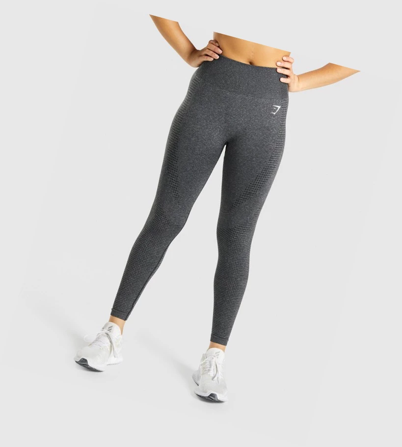 Gymshark Vital Seamless 2.0 High Waisted Naisten Leggingsit Harmaat | CDMFJV184