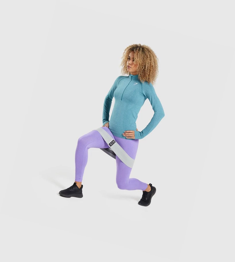 Gymshark Vital Seamless 2.0 High Waisted Naisten Leggingsit Vaaleanvioletit | ELITYW385