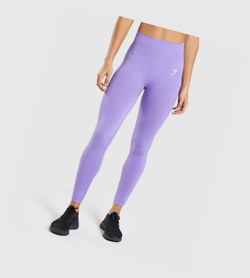 Gymshark Vital Seamless 2.0 High Waisted Naisten Leggingsit Vaaleanvioletit | ELITYW385