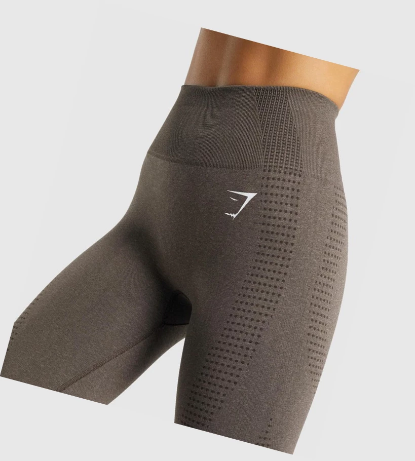 Gymshark Vital Seamless 2.0 High Waisted Naisten Leggingsit Ruskea | HPMRFU063