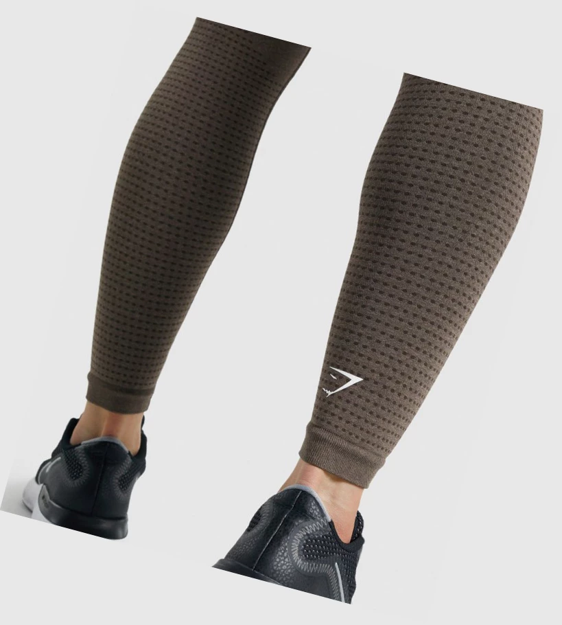 Gymshark Vital Seamless 2.0 High Waisted Naisten Leggingsit Ruskea | HPMRFU063
