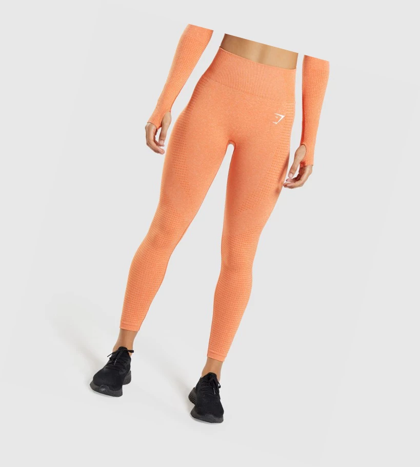 Gymshark Vital Seamless 2.0 High Waisted Naisten Leggingsit Aprikoosi Oranssi | LGKEHV512