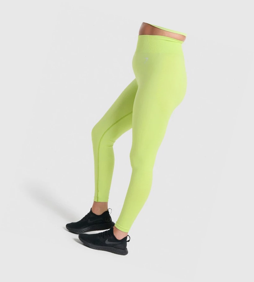Gymshark Vital Seamless 2.0 High Waisted Naisten Leggingsit Keltainen | LIXOFW390