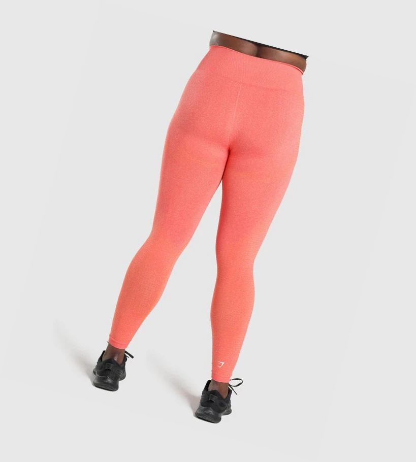Gymshark Vital Seamless 2.0 High Waisted Naisten Leggingsit Oranssi | QKLCVS508