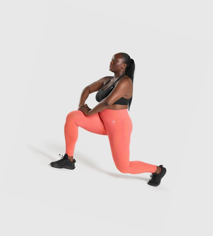 Gymshark Vital Seamless 2.0 High Waisted Naisten Leggingsit Oranssi | QKLCVS508