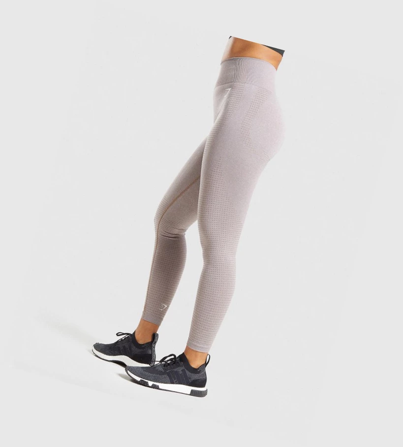 Gymshark Vital Seamless 2.0 High Waisted Naisten Leggingsit Harmaat Ruskea | RAMCLE915