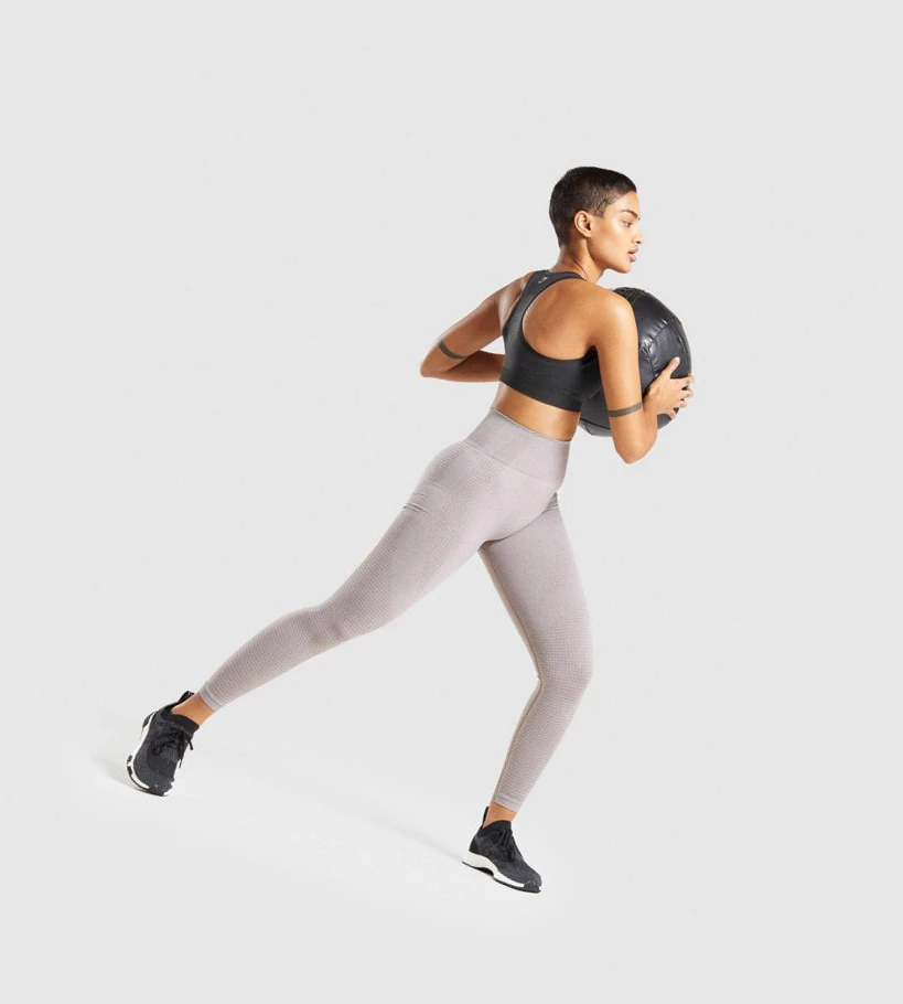 Gymshark Vital Seamless 2.0 High Waisted Naisten Leggingsit Harmaat Ruskea | RAMCLE915
