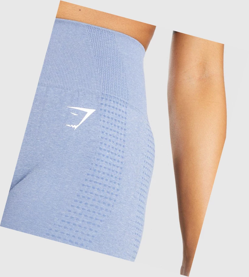 Gymshark Vital Seamless 2.0 High Waisted Naisten Leggingsit Sininen | RYUQDH693