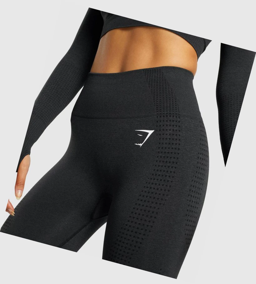 Gymshark Vital Seamless 2.0 High Waisted Naisten Leggingsit Mustat | TWZIAQ165