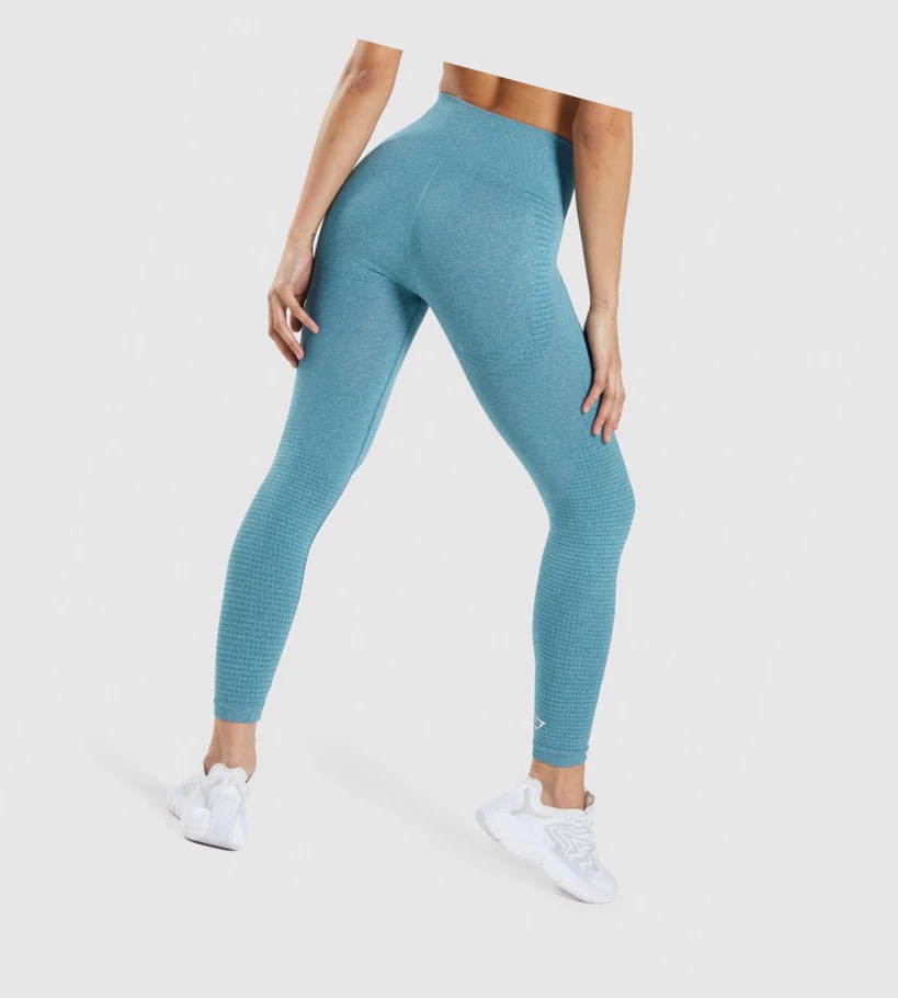 Gymshark Vital Seamless 2.0 High Waisted Naisten Leggingsit Turkoosi | UWCYIB327