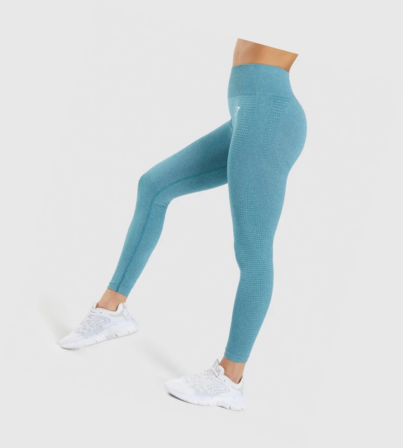 Gymshark Vital Seamless 2.0 High Waisted Naisten Leggingsit Turkoosi | UWCYIB327