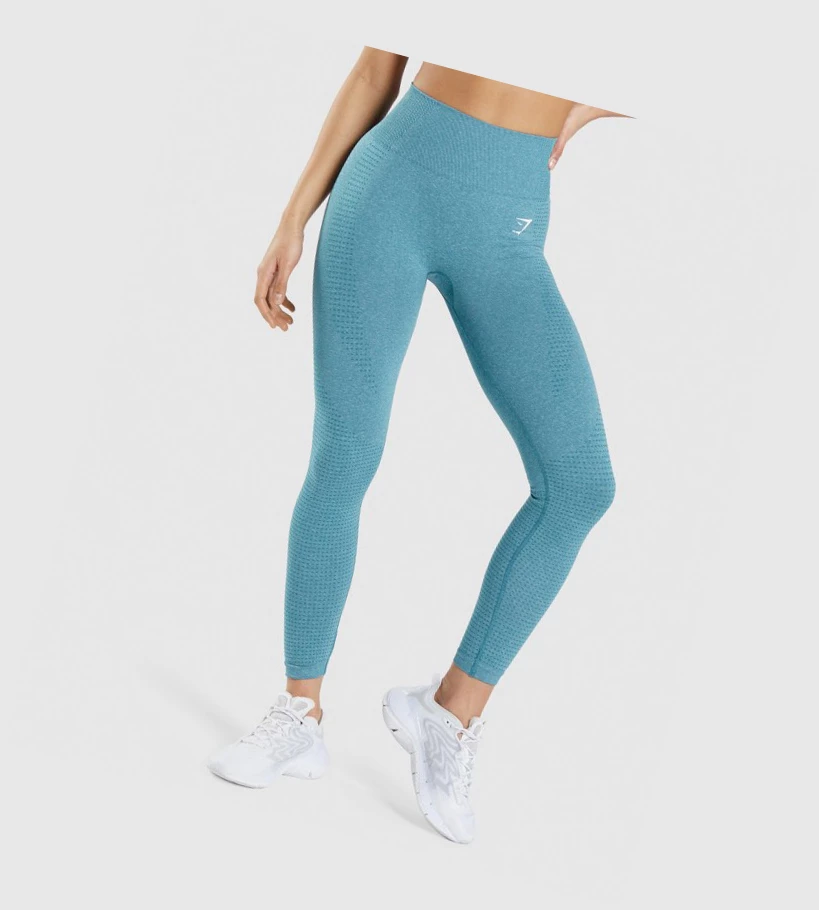 Gymshark Vital Seamless 2.0 High Waisted Naisten Leggingsit Turkoosi | UWCYIB327