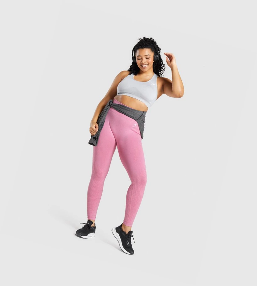 Gymshark Vital Seamless 2.0 High Waisted Naisten Leggingsit Pinkki | VCSRTB504