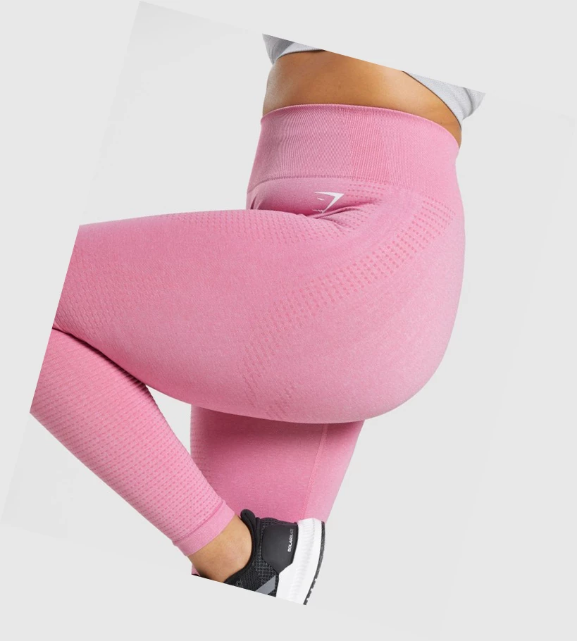 Gymshark Vital Seamless 2.0 High Waisted Naisten Leggingsit Pinkki | VCSRTB504