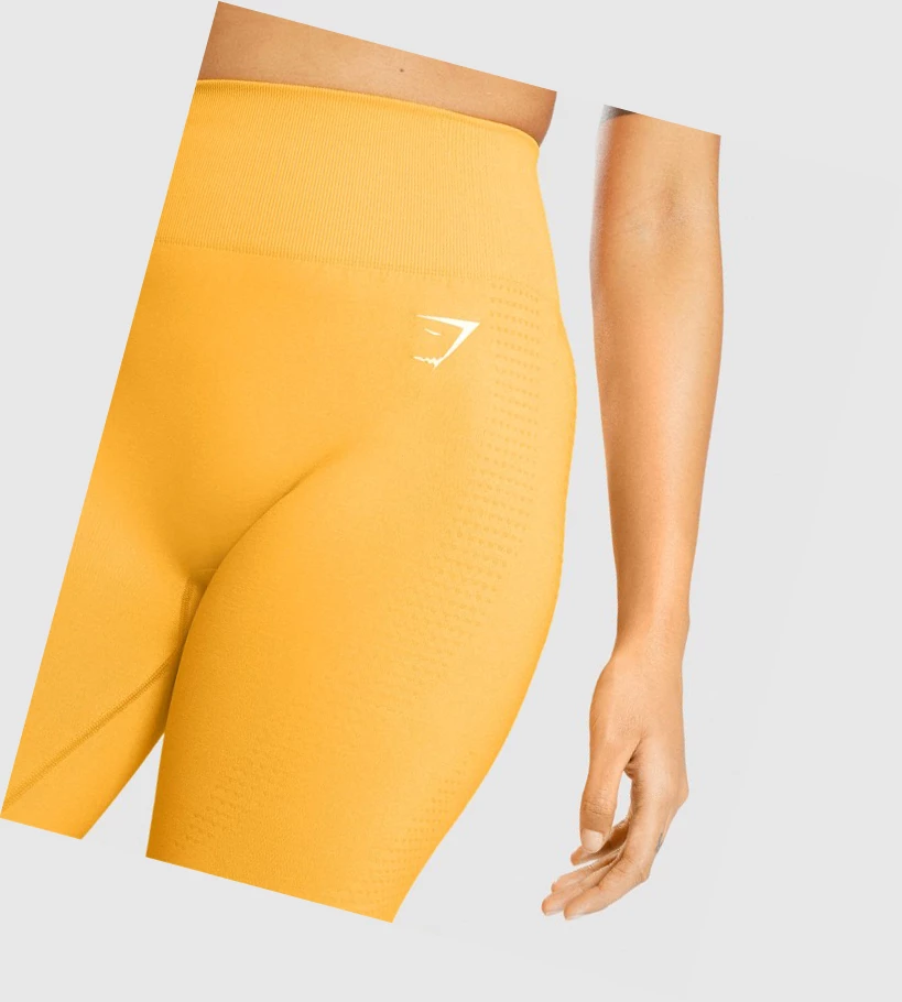 Gymshark Vital Seamless 2.0 High Waisted Naisten Leggingsit Keltainen | ZHSCXL167