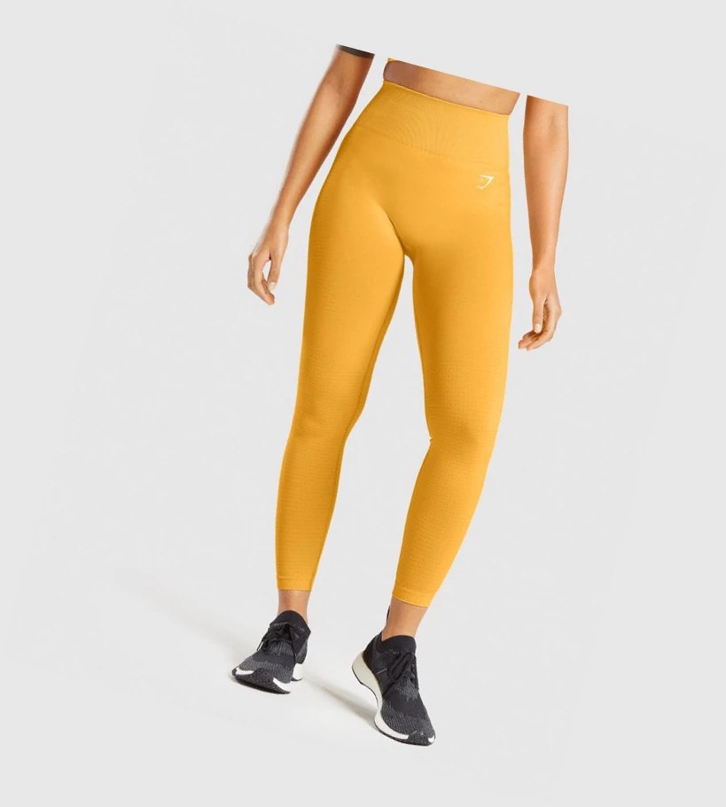 Gymshark Vital Seamless 2.0 High Waisted Naisten Leggingsit Keltainen | ZHSCXL167