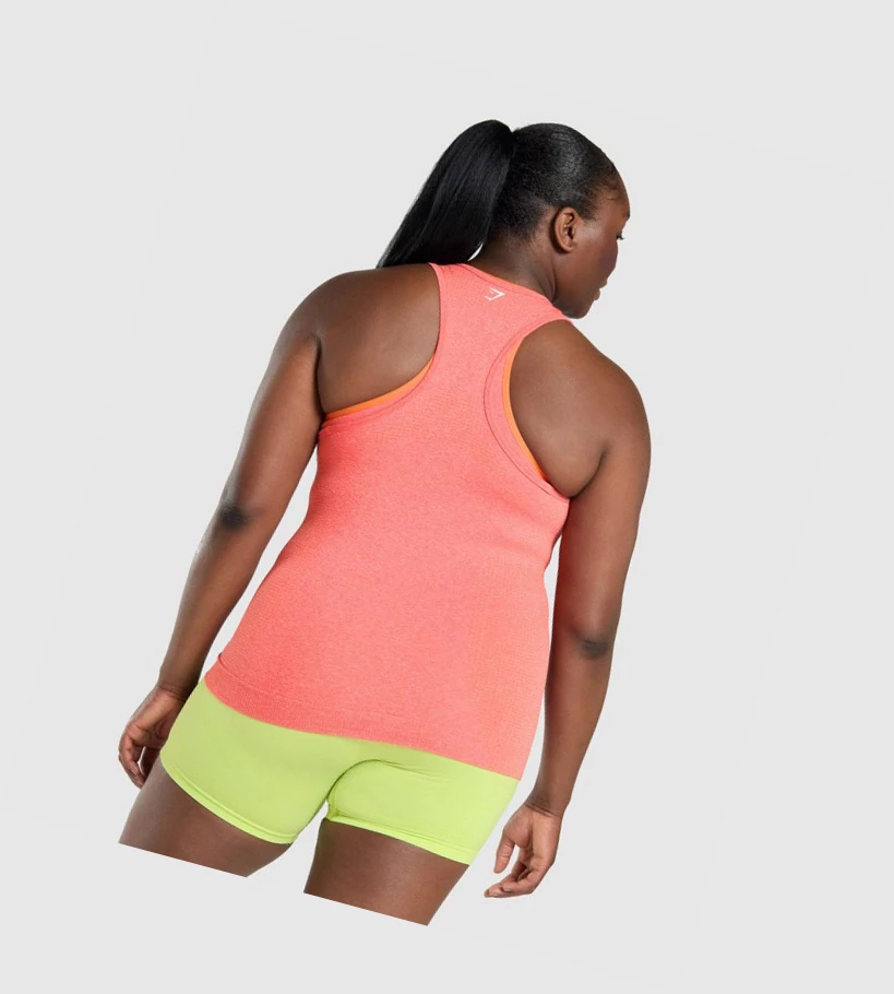 Gymshark Vital Seamless 2.0 Naisten Hihaton Paita Oranssi | LNCDOZ612