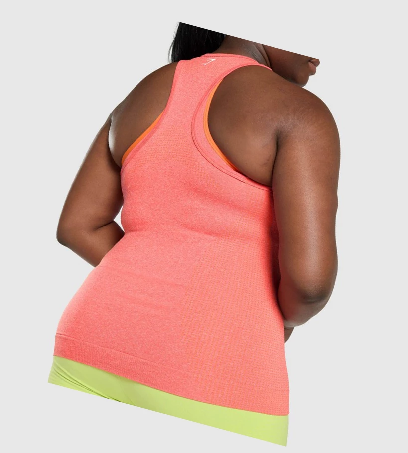 Gymshark Vital Seamless 2.0 Naisten Hihaton Paita Oranssi | LNCDOZ612