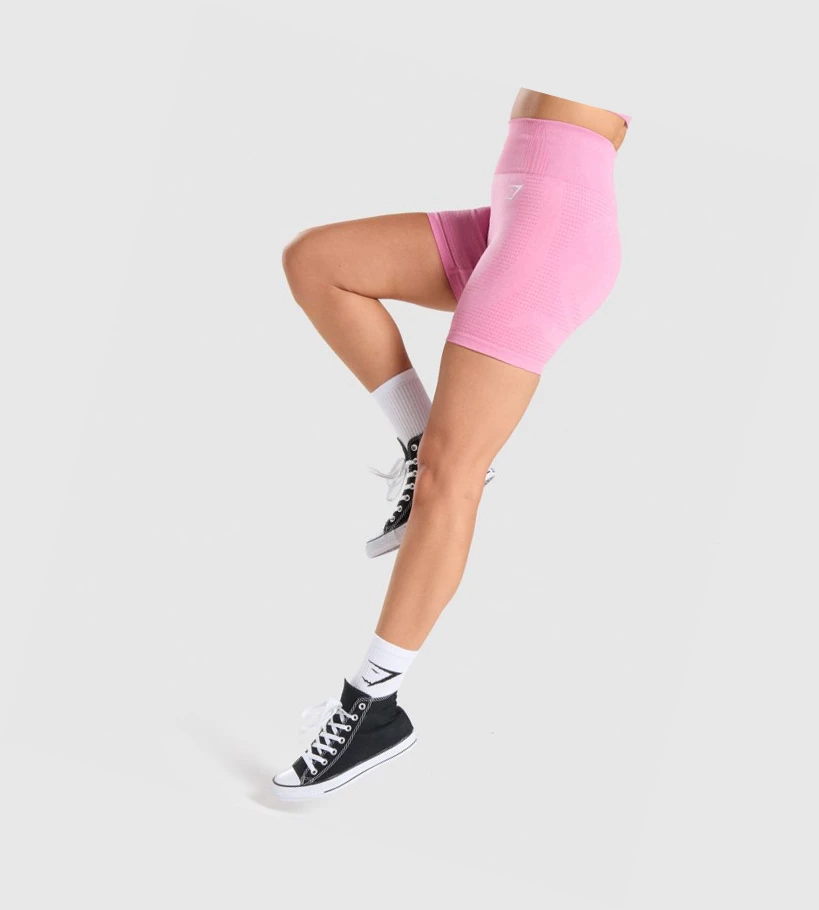 Gymshark Vital Seamless 2.0 Naisten Shortsit Pinkki | CBJISE752