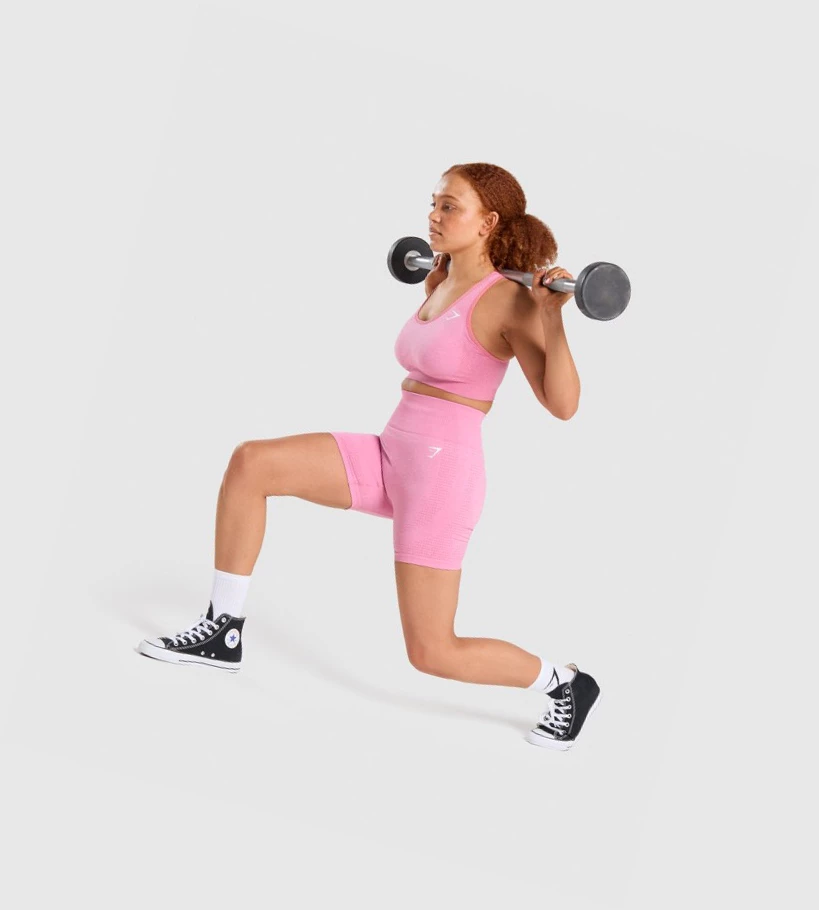 Gymshark Vital Seamless 2.0 Naisten Shortsit Pinkki | CBJISE752